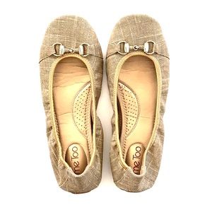 **Me Too Gold Ballet Flats size 10M